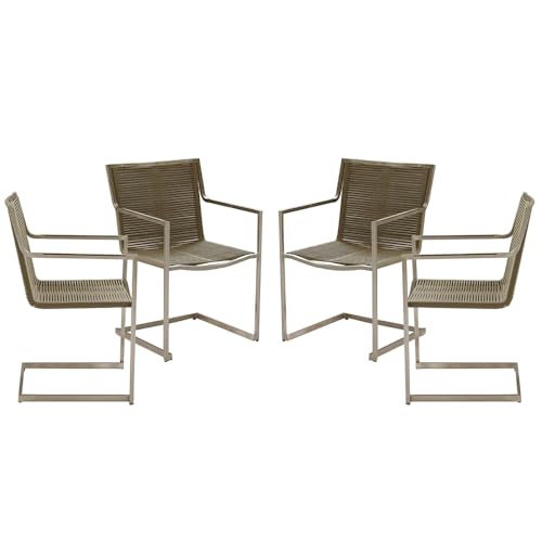 lll Gartenstuhl Freischwinger Schwingstuhl für den Garten Die