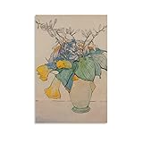 Jane Peterson Squash in Yellow Vase Printing Famous Paintings Office Home Wall Art Decorative Painti Canvas Wall Art Prints Poster Gifts Photo Picture Painting Posters Room Decor Home Decorative 20x30