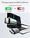 INIU USB C to USB C Cable, 240W Fast Charging Type C Charger Cord, Braided USBC Phone Charger Cable for iPhone 17 16 Pro Max Samsung S25 S24 Laptops MacBook Air 15 M3 iPad Switch [1ft+1ft Black]