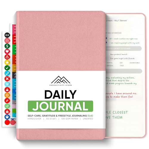 Best Daily Journal for Men & Women for Mindfulness, Productivity,