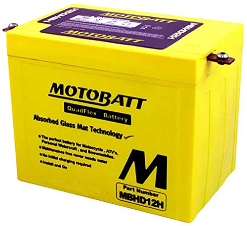 MotoBatt DB Electrical MBHD12H Motorcycle Battery 33Ah
