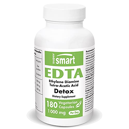 Supersmart - edta 1000 mg per day - calcium disodium edta - power…