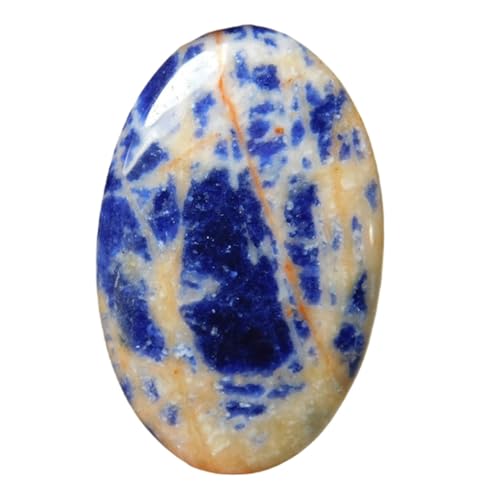 Sodalite naturelle ovale 40x25mm pour créer vos bagues et pendentifs
