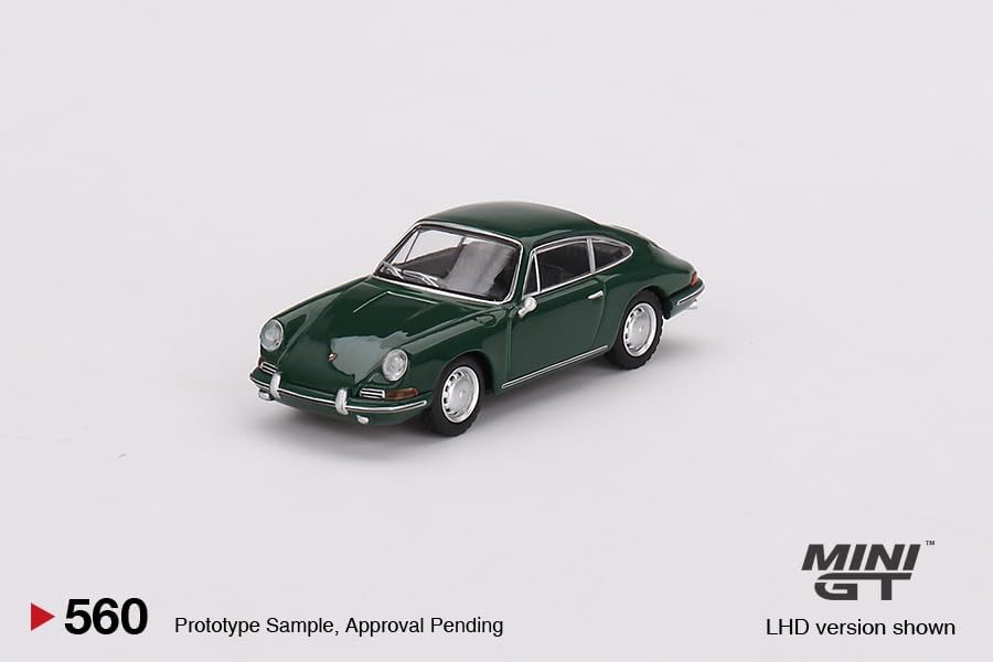 Miniatura 4 de True Scale Miniatures Modelo de coche compatible con Porsche 911 1963 Irish Green Limited Edition 164 Modelo de coche fundido a presión MGT00560