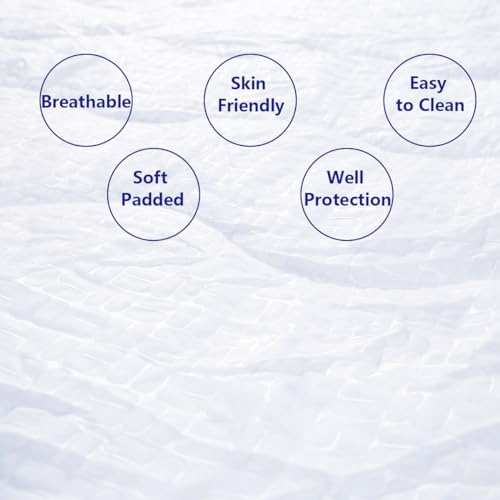 image for Cotabaty Queen Mattress Pad Air Mattress Cover, Soft Quilted Mattress 