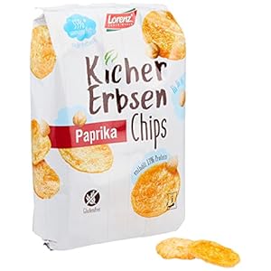 Lorenz Snack World Kichererbsenchips Paprika, 12er Pack (12 x 85g)