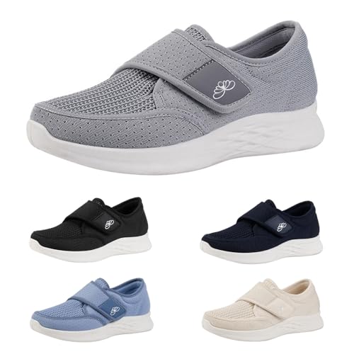 Chaussures de sport pour femme sans lacets pour soulager les pieds sensibles