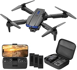 Mini Drone with Camera for Kids, Foldable RC Quarcopter with Headless Mode, One Key Flying, 3D Flips, 3 Rechargeable Batteries by AIMIHUO
