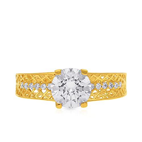 Malabar Gold & Diamonds Gold Ring for Women 22 K | Gold Ring for Women 22k Gold Pure | 22 Kt (916) BIS Hallmark Certified Pure Gold Ring for Birthday, Engagement, Anniversary &... - Image 3