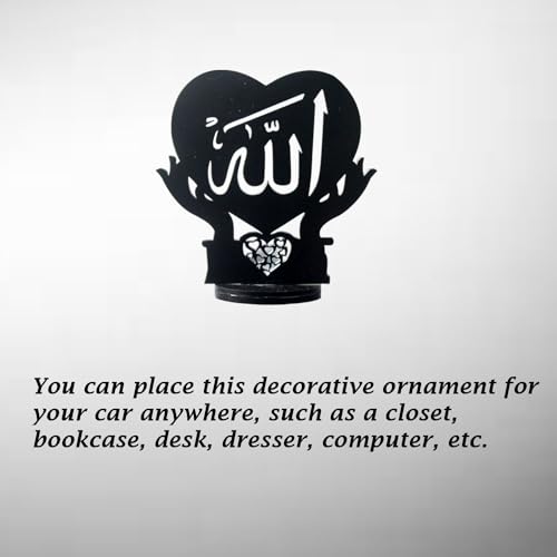 Image of Car Dashboard God Idol - Elegant God Idols for Car Dashboard, Decorative God Statues for Vehicle Interior, Divine Presence Figurines, Enhancing Spiritual Ambience - Muslim