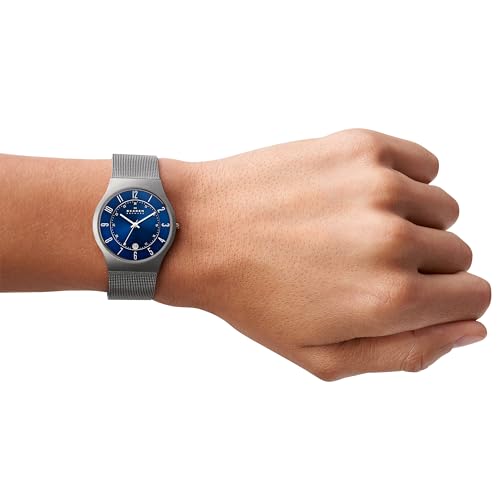 Image of Skagen Men's Sundby Quartz Analog Stainless Steel and Mesh Watch