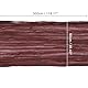 CAPASTEC Romantischer Käsetuch-Tischläufer, 118,11 L x 35,43 W,Tischdecke für Wohnzimmer, Esszimmer, Balkon, Garten Weinrot