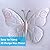 Metal Butterfly Wall Decor - 9.6" Outdoor Fence Wall Art Decor, Hanging Decoration for Garden Yard Living Room Bedroom Patio Balcony(4 Pack)