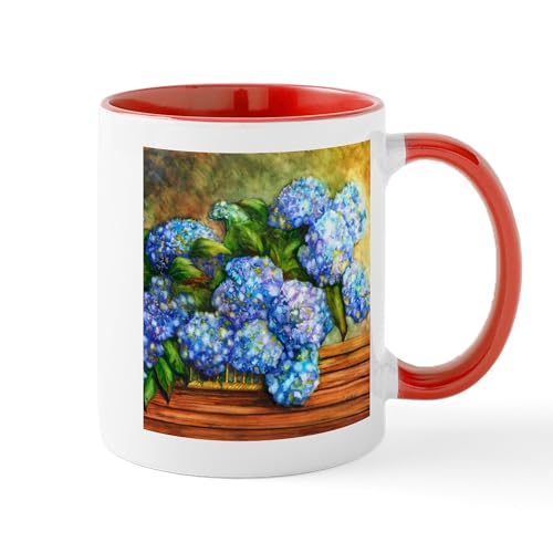 CafePress Hydrangeas Mug 11 oz (325 ml) Ceramic Coffee Mug