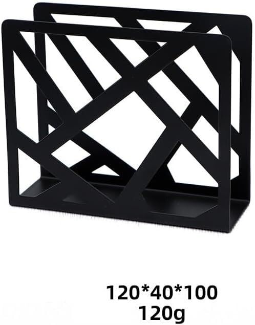 uchwyt na serwetki, Uchwyt na serwetki 12 * 4 10 cm 1-3 szt. Geometryczne serwetniki stół(Pattern B,W:12*D:4*H:10cm 3pcs)