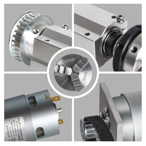 Mandrin de tour 50mm multifonction pour stabiliser le sciage et meulage CNC - 7