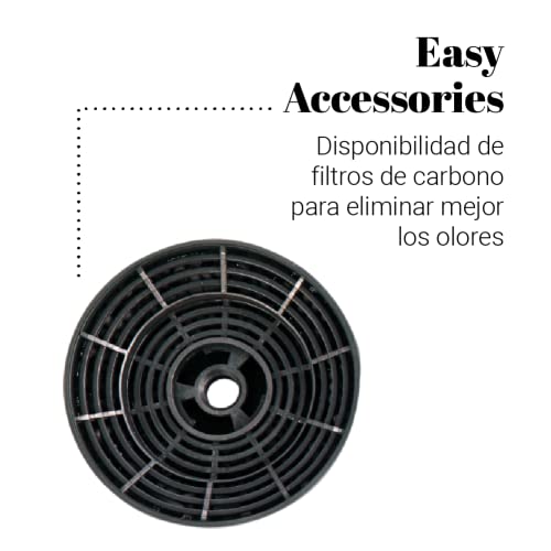 Universal-Blue-Campana-Extractora-piramidal-Acero-inoxidable-de-60-cm-3-velocidades-Filtros-de-aluminio