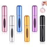 6 Stück Reise Parfümzerstäuber Nachfüllbar, 5ml Mini Parfüm Abfüller, Mini Parfum Zerstäuber für Unterwegs 5ml Kleine Leere Parfümflaschen zum Befüllen, Travel Reise Urlaub Gadgets Travel Essentials