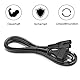 AC Power Cord Netzkabel Stromkabel 2 polig Replacement for JBL Partybox 110 310 710 Speaker 2 Prong C7 Plug Power Cable