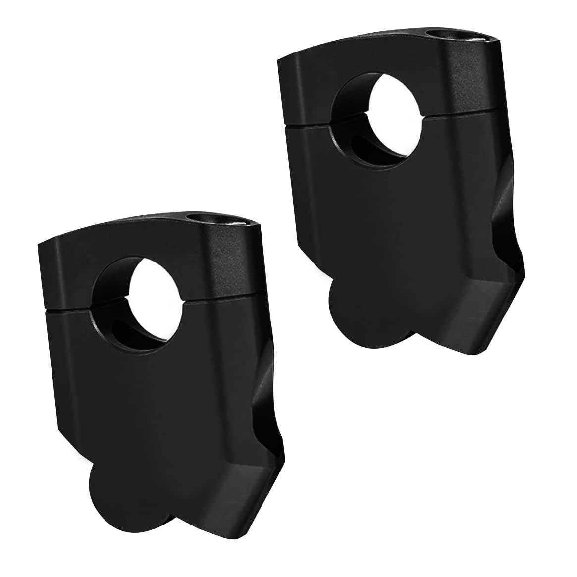 Elevadores de Manillar Compatible para Benelli Leoncino 500 / Trail 28mm Negro ALU