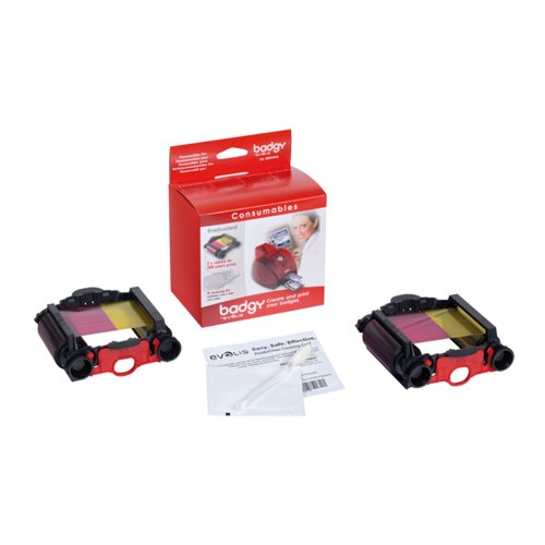 Evolis Badgy Color Ribbon - 2 Pack