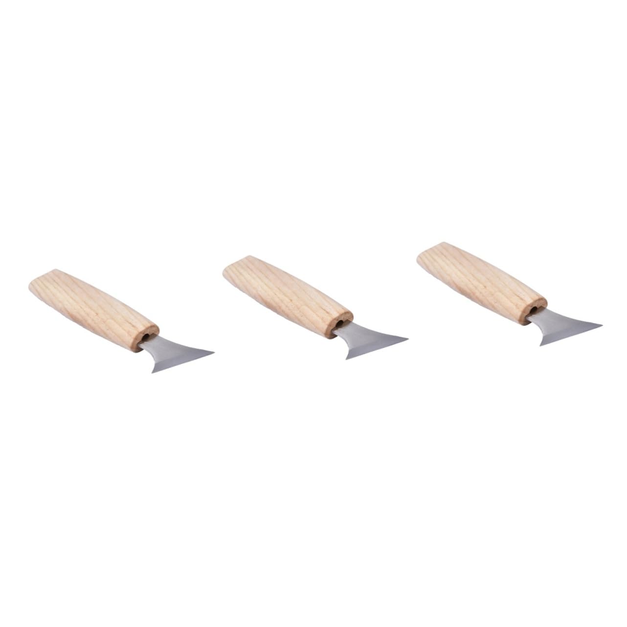 Gogogmee 3pcs Professional Wood Tools Set Chrome-Vanadium Handmade Gouge Carpenter Tools Comfortable Woodworking Kit for Levels