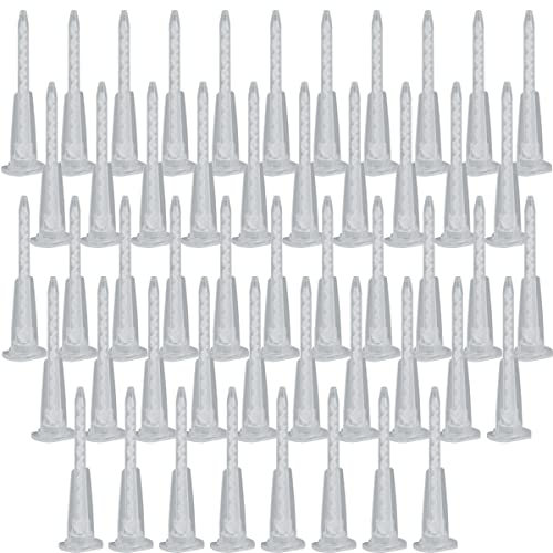 50Pieces Epoxy Mixing Nozzle Static Mixer Nozzle Tubes 17-Element Adhesive Cartridges Tip for 50 ml Resin Cartridge