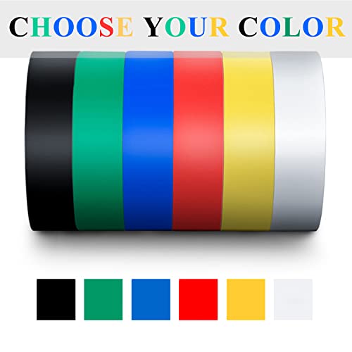 Image of Color Electrical Tape, 6 Pack Vinyl Electric Tape 3 /5 Inch by 66 Feet, 600V with 14℉ to 158℉, Waterproof, Flame Retardant, Rubber Based Adhesive - General Purpose Insulating Tape
