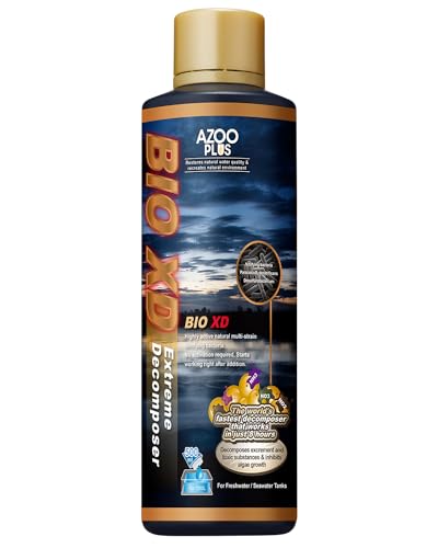 Image of AZOOPLUS BIO XD Extreme Decomposer Nitrifying Bacteria for Freshwater and Saltwater Fish Tank 16.9 Ounces