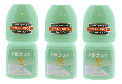 Mitchum Roll On Unperfumed 50ml (Pack Of 3)