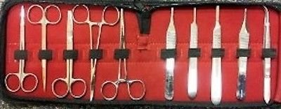 Student Biology Dissecting Kit 10 PC. Stainless Steel