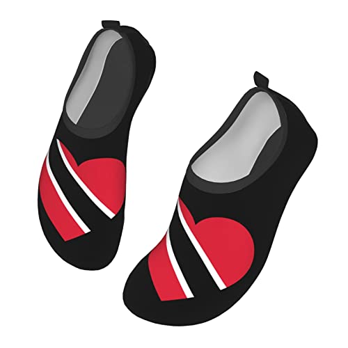 Love Trinidad and Tobago Adult Barefoot Quick-Drying Non-Slip Water Sports Shoes Aqua Yoga Beach Pool Socks