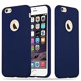 cadorabo Coque pour Apple iPhone 6 Plus/iPhone 6S Plus en Candy Bleu FONCÉ - Housse Protection Souple en Silicone TPU avec Anti-Choc et Anti-Rayures - Ultra Slim Fin Gel Case Cover Bumper