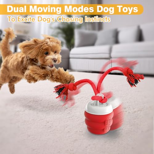 Interactive-Dog-Toys-for-Boredom-Rechargeable-Electric-Dog-Balls-Dog-Toys-to-Keep-Them-Busy-Automatic-Moving-Dog-Products-Interactive-Puppy-Dog-Toys-Ball-Crimson