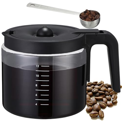 Image of 12-Cup Replacement Carafe Compatible with Keurig K-Duo 5100 Single Serve K-Cup Pod & Carafe Coffee Maker, NOT Fit K-Duo 5000 Essentials Model