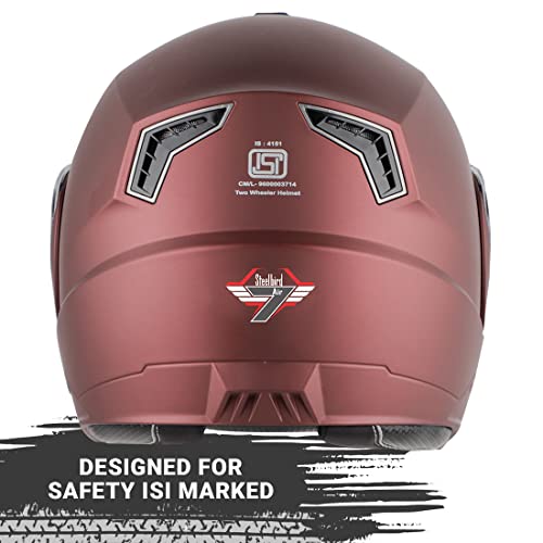 Image of Steelbird SBA-7 7Wings ISI Certified Flip-Up Helmet for Men and Women