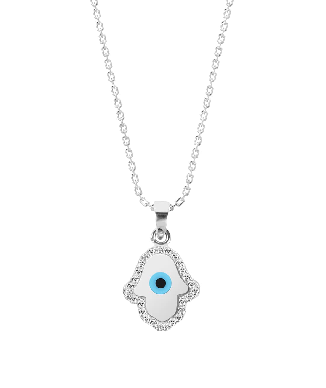 See full amazon price history chart for Clara 925 Sterling Silver Evil Eye Hamsa Hand Pendant Chain Necklace | Rhodium Plated | Gift for Women and Girls Clara 925 Sterling Silver Evil Eye Hamsa Hand Pendant Chain Necklace | Rhodium Plated | Gift for Women and Girls (B0BQJLWCY5) Amazon Price History, Amazon Price Tracker