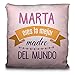 Cojín Mejor Madre. Regalos Día de la Madre. Cojín Personalizado. Regalos Originales. Varios diseños. Mejor Mamá