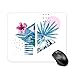 Produktbild Abstrakte sommerblume blätter dreiecke aquarell tropische blumen palmblatt maus pad schreibtisch computerzubehör brett dekor bürobedarf