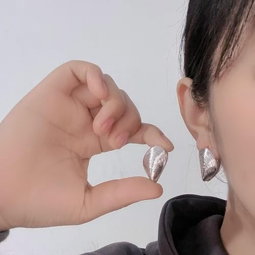 Clamshell Hoop Earrings for Women Statement Unique Seashell Earring 925 Sterling Silver Shell Stud Earrings Coastal Cowgirl Jewelry4