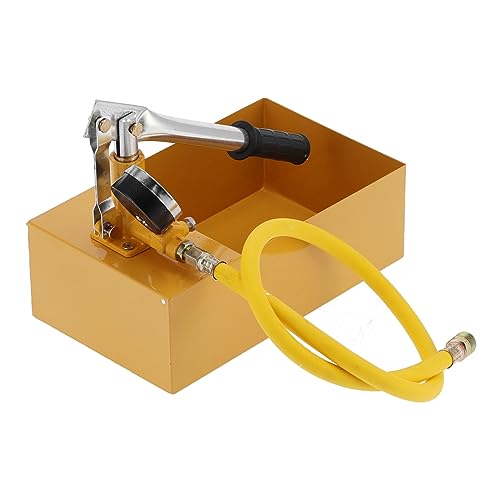 Agatige Pompa di Prova a Pressione idraulica, Pompa di Prova a Pressione Manuale Prova 'Acqua idraulica 2,5 MPa per impianti Idraulici di Costruzioni chimiche