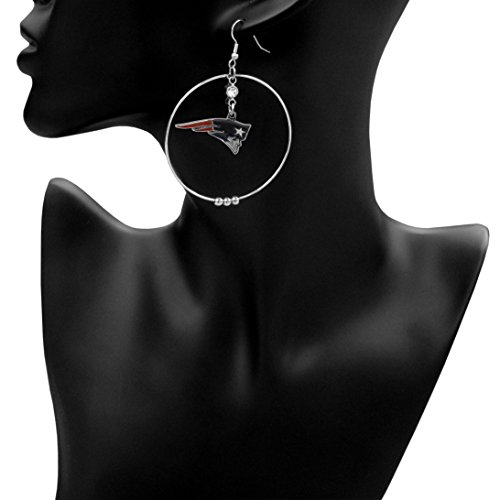 Image of NFL 2-Inch Hoop Earrings