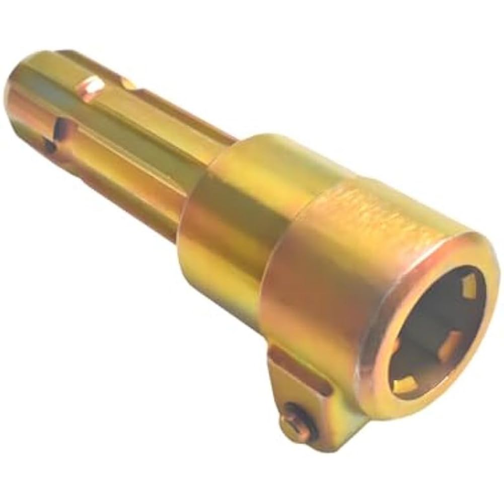 Adattatore di Estensione Presa di Forza Versione Migliorata per Trattore, 1-3/8 Pollice e 6 Flange Femmine 1-3/8 Pollice e 6 Scanalature Maschio Collegamento