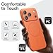 JETech Magnetic Slim Case for iPhone 17 Pro Max 6.9-Inch, Compatible with MagSafe, Ultra-Thin Lightweight Minimalist Phone Cover with Matte Finish and Full Camera Lens Protection (Orange)