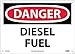 D427AB - Hazardous Material Danger Signs, National Marker - Size : 25.4 x 35.56 cm (10 x 14") - Each