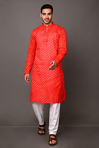 Image of Cotton Kurta Pajama Set for Mens