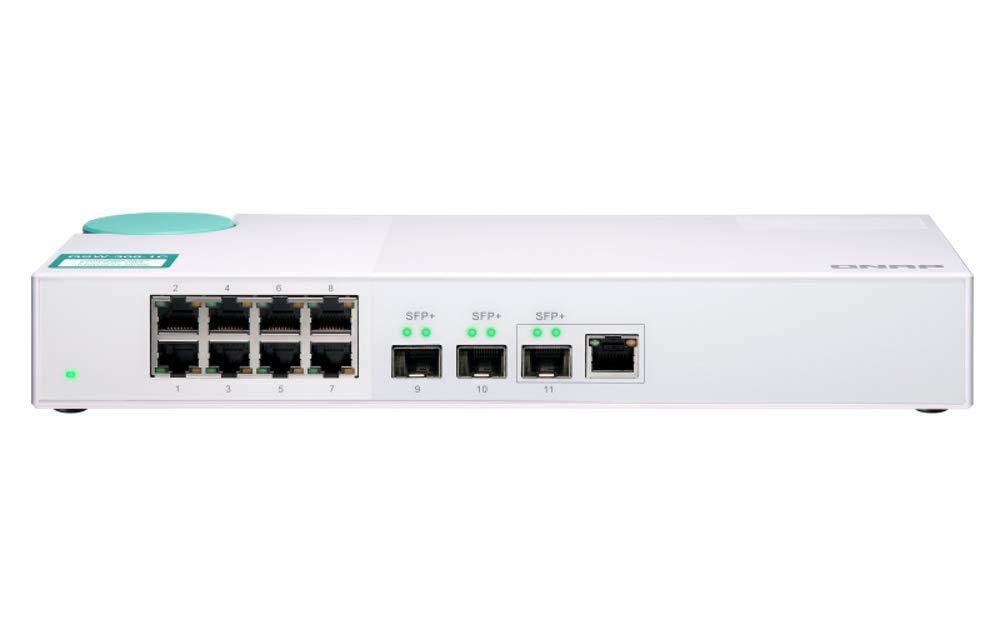 Amazon.co.jp: QNAP QSW-308-1C 11ポートアンマネージドスイッチ - 3x