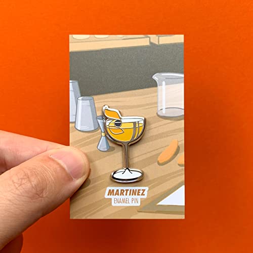 Image of Classic Cocktail Cute Enamel Pins for Bartender Aprons, Jackets, Backpacks and Purses, Shirt and Suit Lapels, Button Badges Brooch Fashion Jewelry