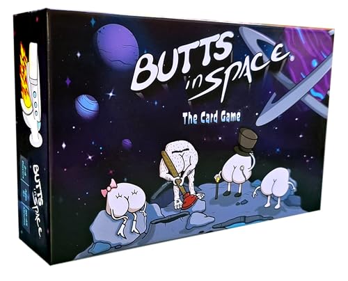 Butts in Space: The Card Game - Fun Gift for Families, Kids Ages 8-12, Teens, Grandmas,...
