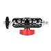 CAMVATE Universal Magic Arm with with Dual Ball Heads(Red,2 Pieces) - 2079